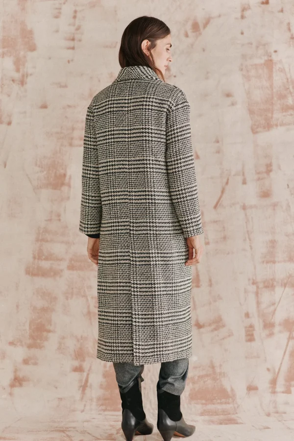 Sale Ada. Abrigo largo de cuadros Mujer Abrigos Y Chaquetas
