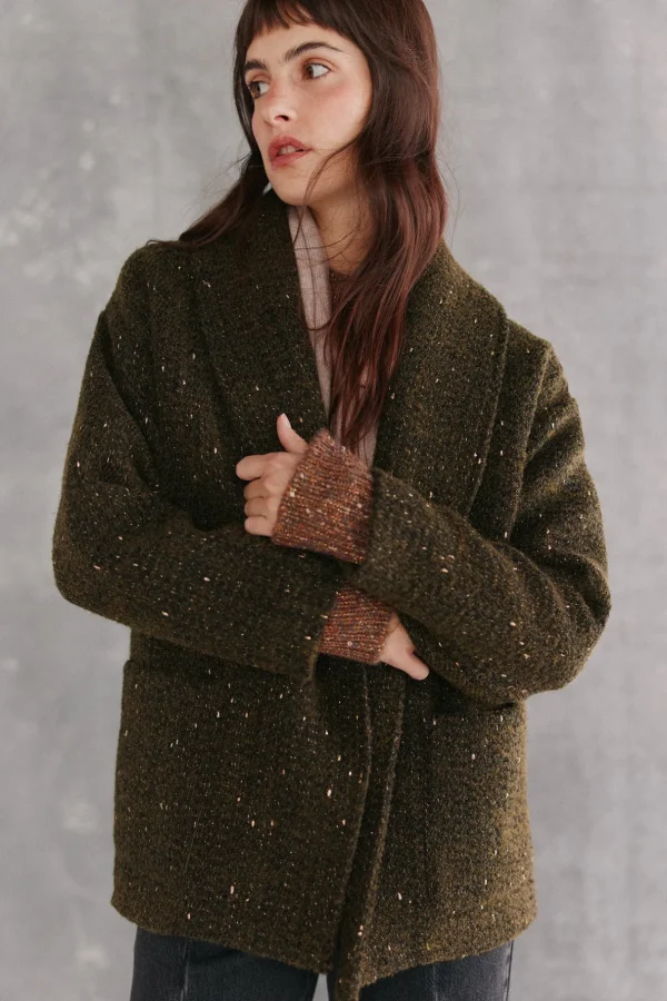 Clearance Aitana. Abrigo corto con hilo metálico Mujer Abrigos Y Chaquetas