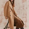 Discount Anne. Abrigo largo de Manteco Mujer Abrigos Y Chaquetas