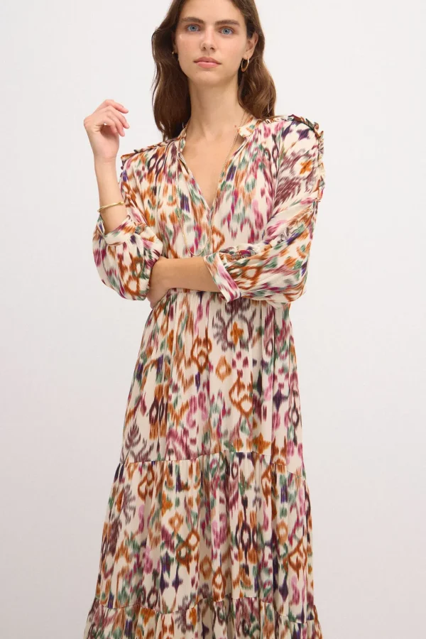 Cheap Carlota. Vestido estampado paneles. Mujer Vestidos Y Monos