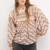 Cheap Carmela. Blusa pechera bordadaestampada. Mujer Blusas Y Camisas