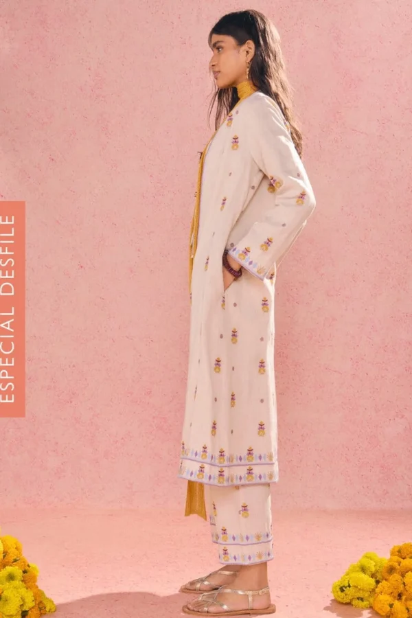 Cheap Carmina. Kimono largo de lino bordado Mujer Vestidos Y Monos | Abrigos Y Chaquetas