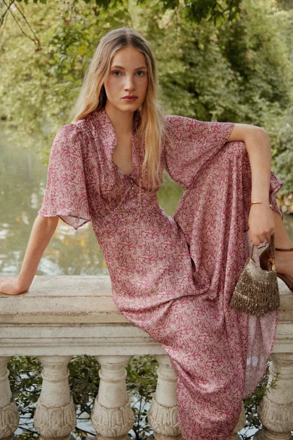 Outlet Casiopea. Vestido estampado botones. Mujer Vestidos Y Monos