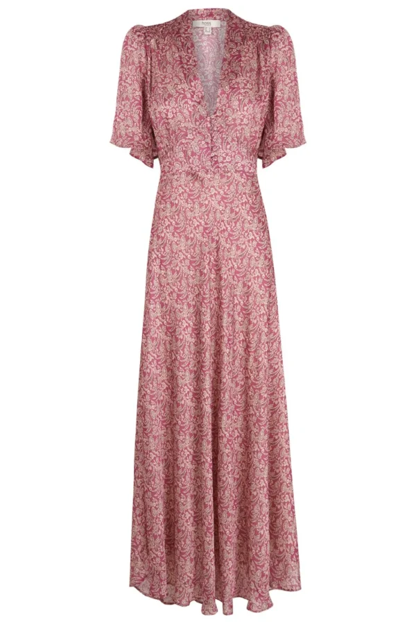 Outlet Casiopea. Vestido estampado botones. Mujer Vestidos Y Monos