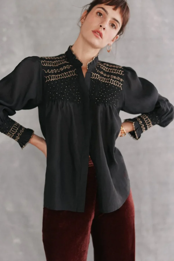 New Catalina. Blusa manga larga Mujer Blusas Y Camisas