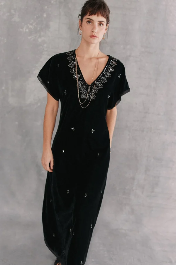 Hot Catia. Vestido bordado. Mujer Vestidos Y Monos