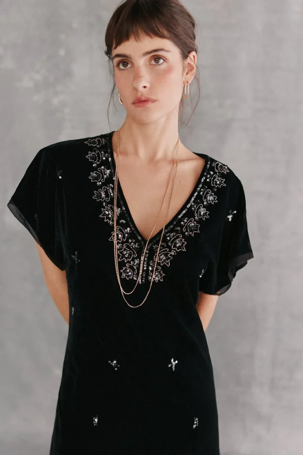 Hot Catia. Vestido bordado. Mujer Vestidos Y Monos