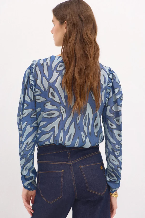 Best Sale Catrina. Blusa estampada. Mujer Blusas Y Camisas