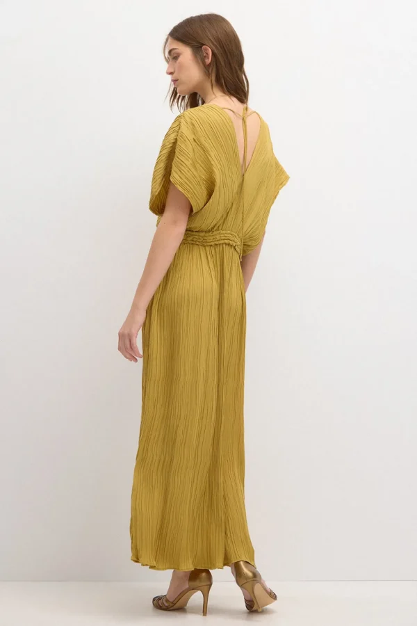 Outlet Clara. Vestido plisado. Mujer Vestidos Y Monos