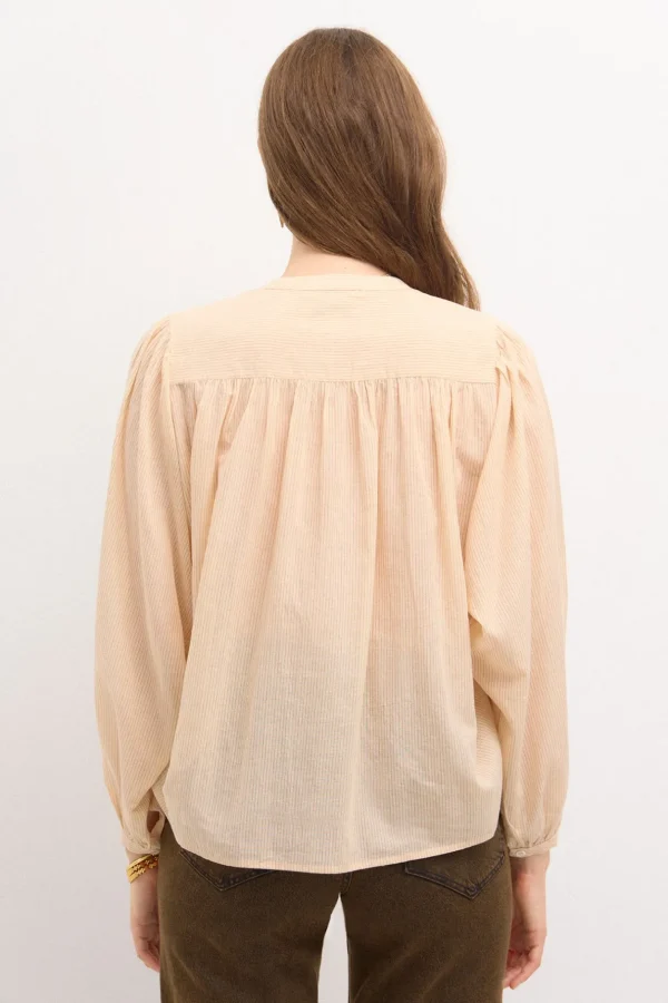 Clearance Clementina. Blusa rayas bordada. Mujer Blusas Y Camisas