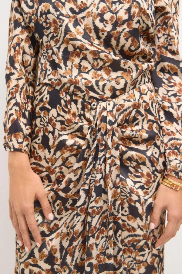 Clearance Constantina. Vestido estampado fiesta. Mujer Vestidos Y Monos