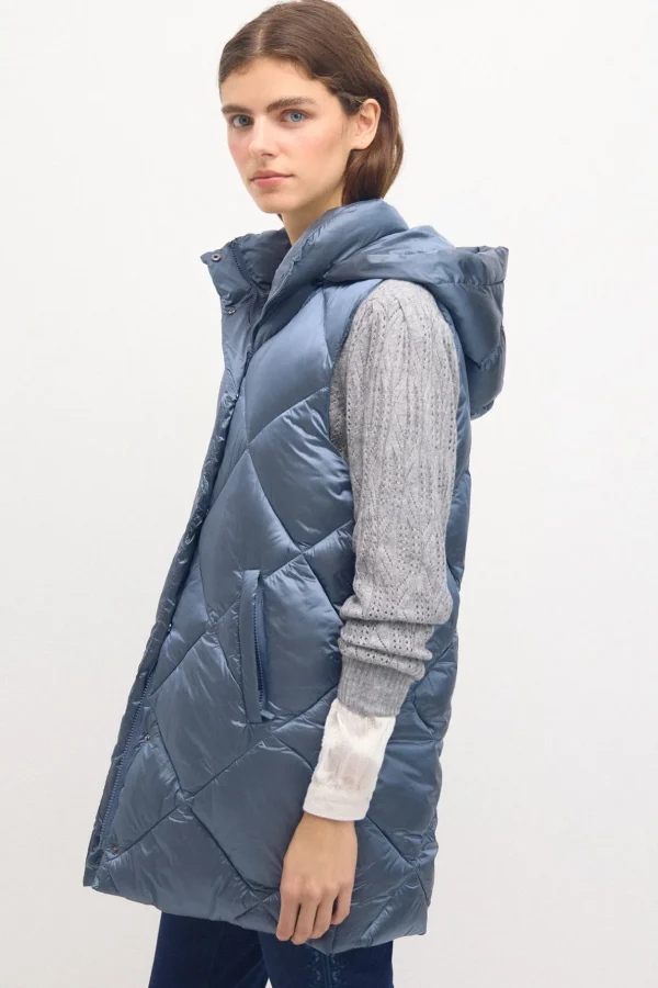 Flash Sale Dafne. Chaleco acolchado metalizado Mujer Chalecos | Abrigos Y Chaquetas