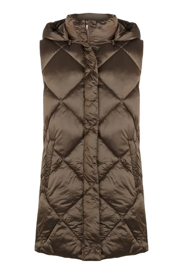Best Dafne. Chaleco acolchado metalizado Mujer Chalecos | Abrigos Y Chaquetas