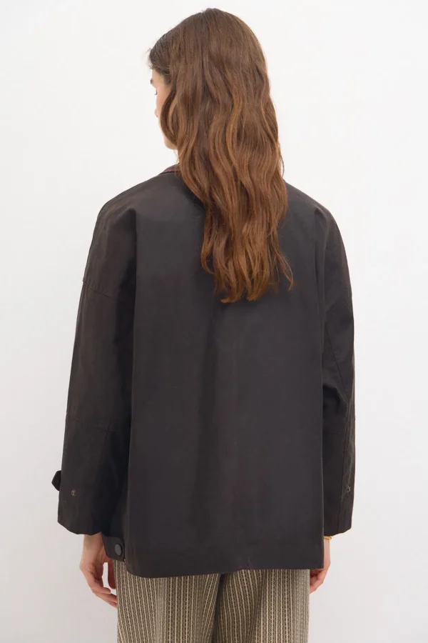 Discount Dalila. Parka corta encerada Mujer Abrigos Y Chaquetas