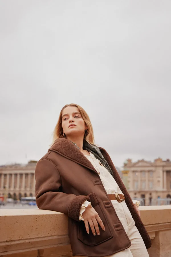 Cheap Dana. Abrigo doble faz amplio Mujer Abrigos Y Chaquetas