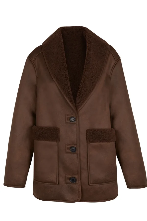 Cheap Dana. Abrigo doble faz amplio Mujer Abrigos Y Chaquetas