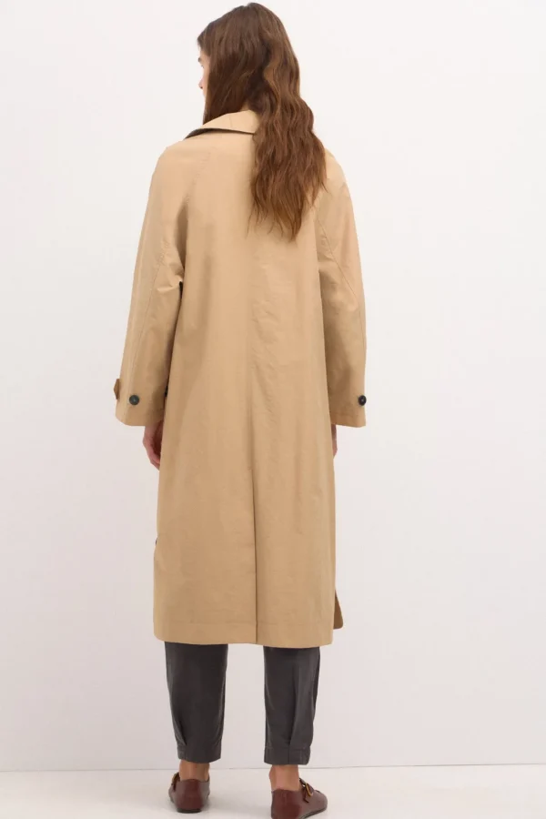Store Danae. Gabardina larga oversize Mujer Abrigos Y Chaquetas