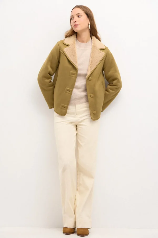 Online Dania. Chaqueta doble faz corta Mujer Abrigos Y Chaquetas