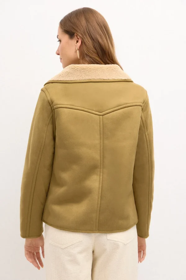 Online Dania. Chaqueta doble faz corta Mujer Abrigos Y Chaquetas