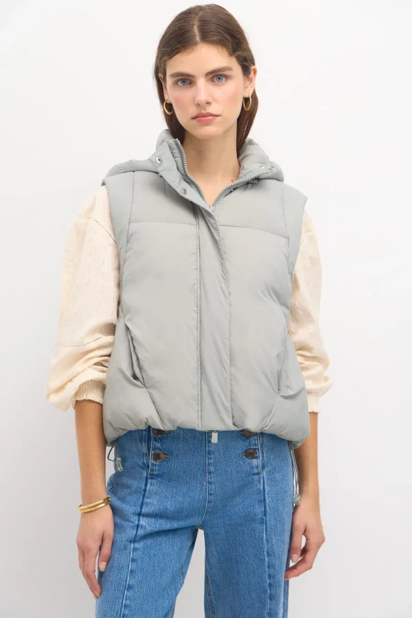 Sale Daniela. Chaleco corto acolchado Mujer Chalecos | Abrigos Y Chaquetas