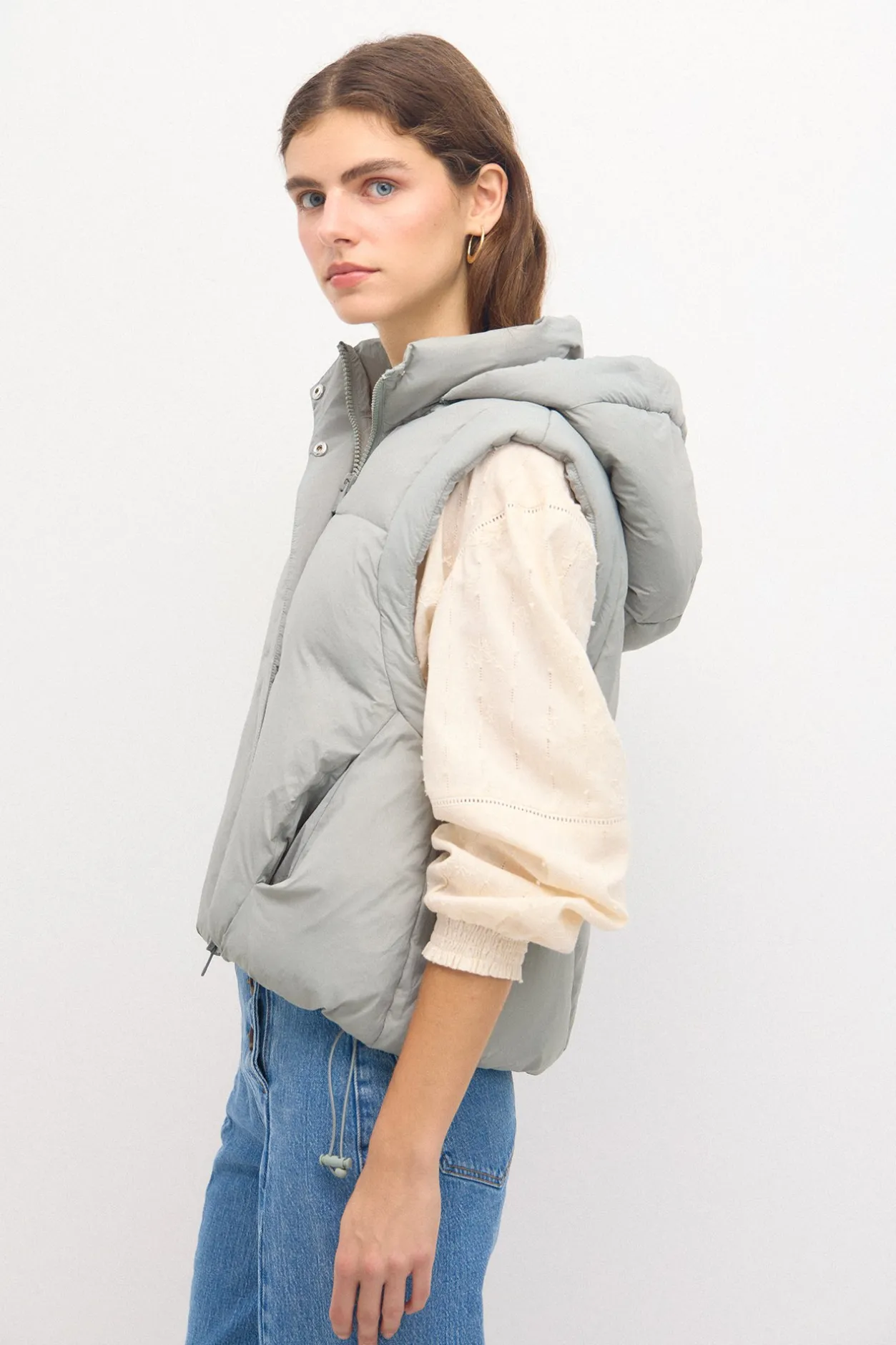 daniela_chaleco_corto_aco_1.webp Sale Daniela. Chaleco corto acolchado Mujer Chalecos | Abrigos Y Chaquetas