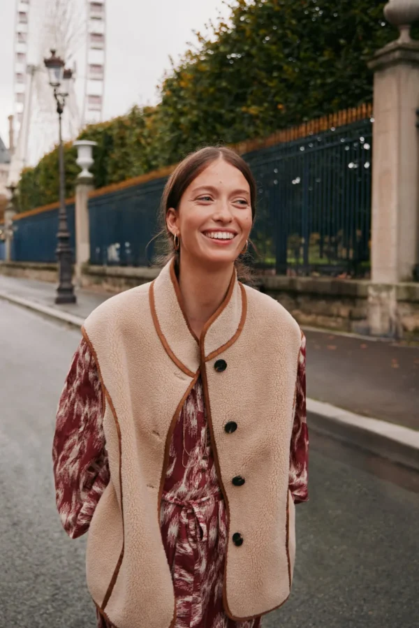 Flash Sale Daria. Chaleco doble faz corto Mujer Chalecos | Abrigos Y Chaquetas