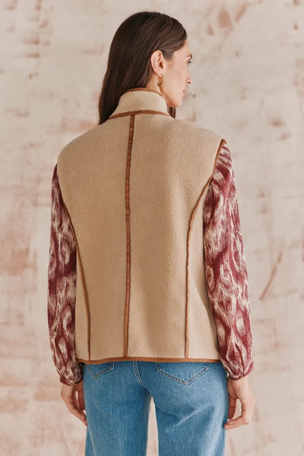 Flash Sale Daria. Chaleco doble faz corto Mujer Chalecos | Abrigos Y Chaquetas