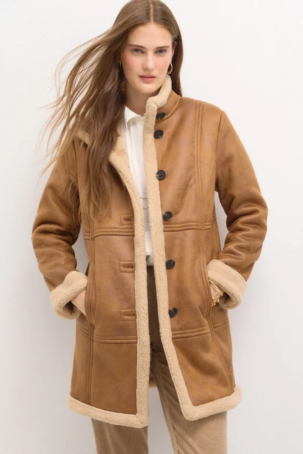Best Dasha. Abrigo doble faz largo Mujer Abrigos Y Chaquetas