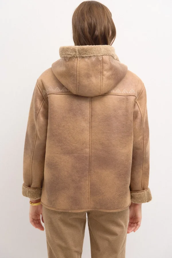 New Davina. Abrigo doble faz bordado Mujer Abrigos Y Chaquetas
