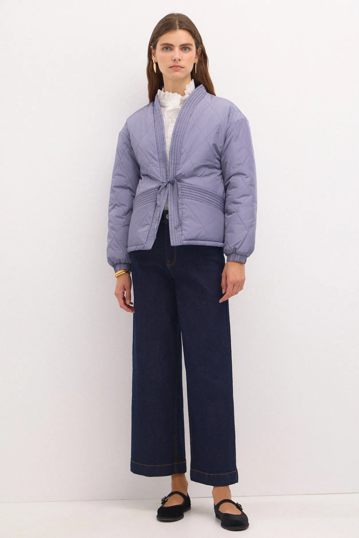 delia_chaqueta_kimono_aco_2.webp Outlet Delia. Chaqueta kimono acolchada Mujer Abrigos Y Chaquetas