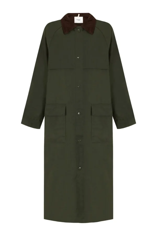 Clearance Desiré. Parka larga encerada Mujer Abrigos Y Chaquetas