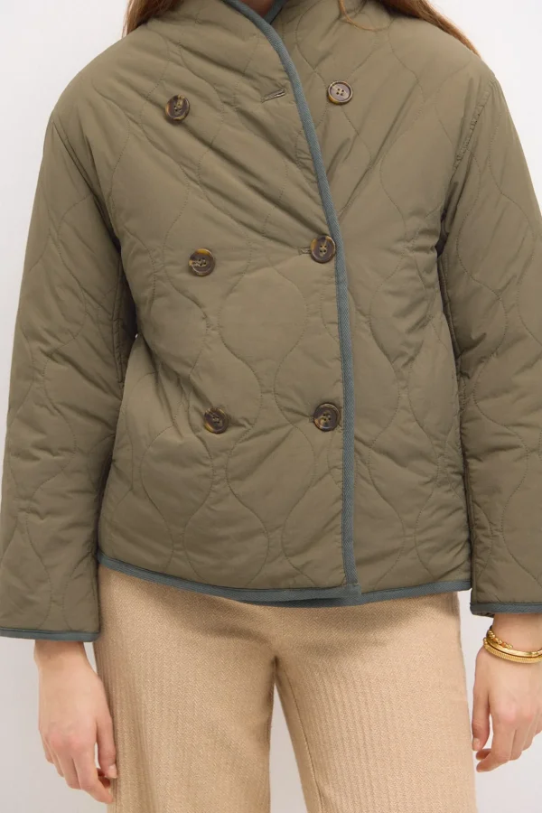 Flash Sale Diana. Chaqueta acolchada con botones Mujer Abrigos Y Chaquetas