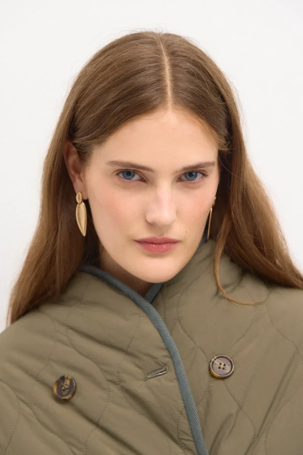 Flash Sale Diana. Chaqueta acolchada con botones Mujer Abrigos Y Chaquetas