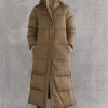 Flash Sale Donna. Anorak largo acolchado Mujer Abrigos Y Chaquetas