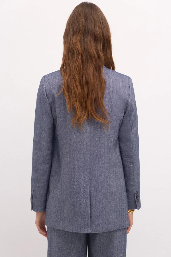 Cheap Elsa. Americana cruzada de espiga Mujer Blazers