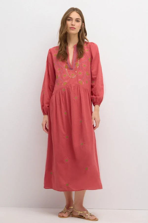 Sale Estela. Vestido bordado Mujer Vestidos Y Monos