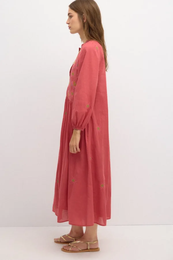 Sale Estela. Vestido bordado Mujer Vestidos Y Monos