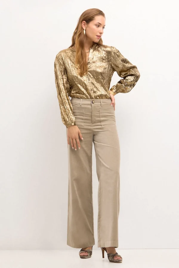 Store Fernanda. Blusa metalizada. Mujer Blusas Y Camisas