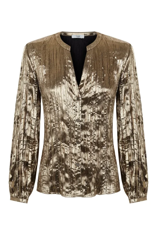 Store Fernanda. Blusa metalizada. Mujer Blusas Y Camisas