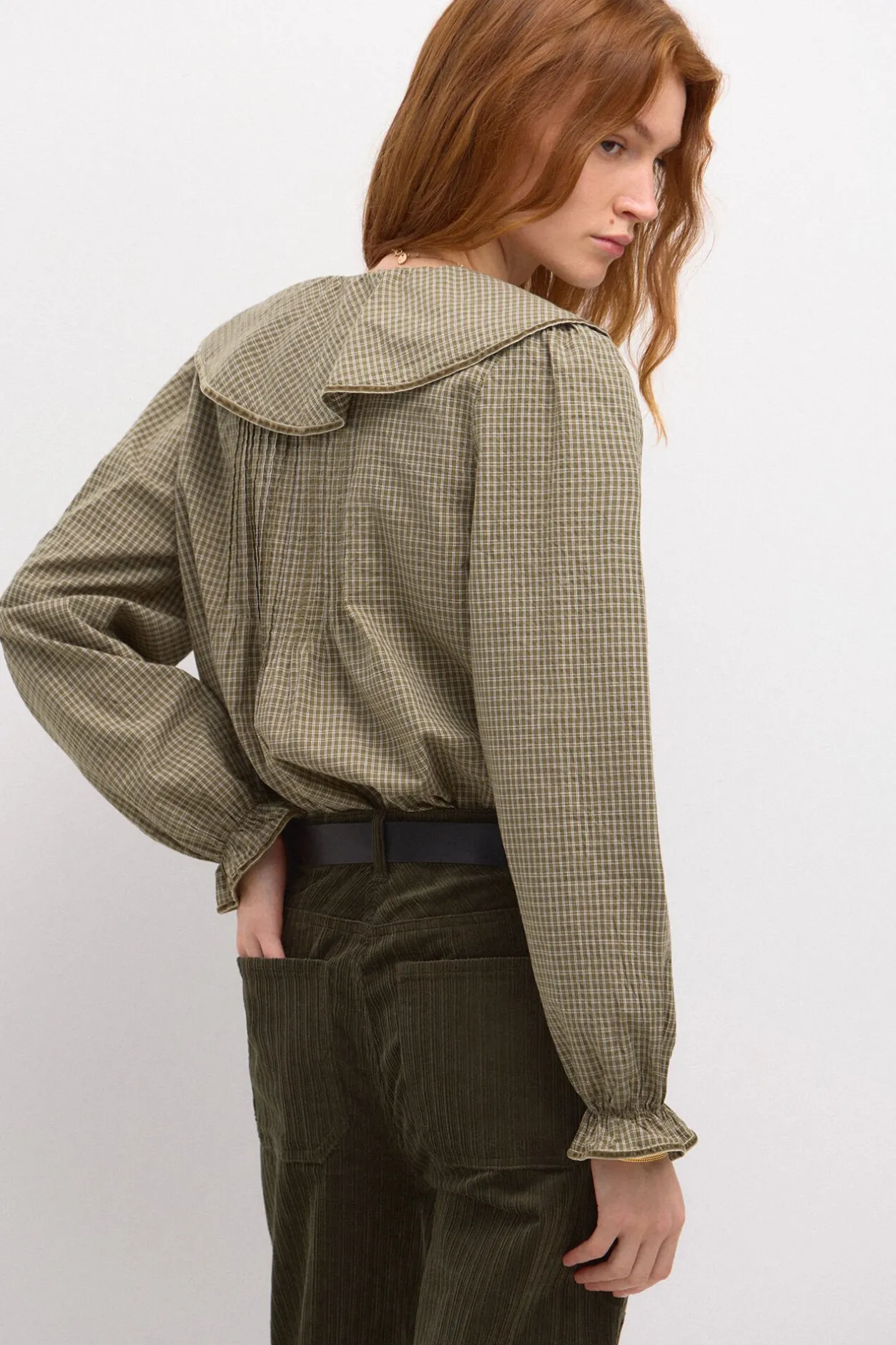 fiona_blusa_de_cuadros_5.webp Shop Fiona. Blusa de cuadros. Mujer Blusas Y Camisas