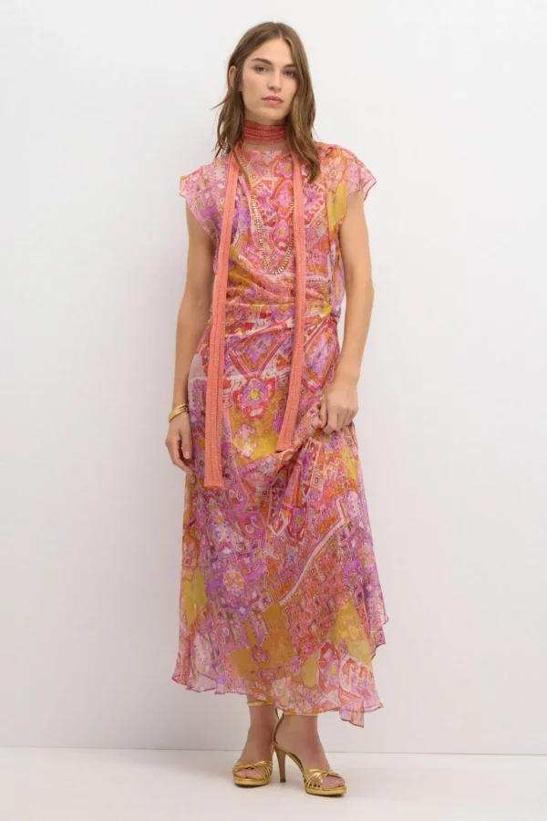 Best Sale Jara. Vestido seda nudo. Mujer Vestidos Y Monos