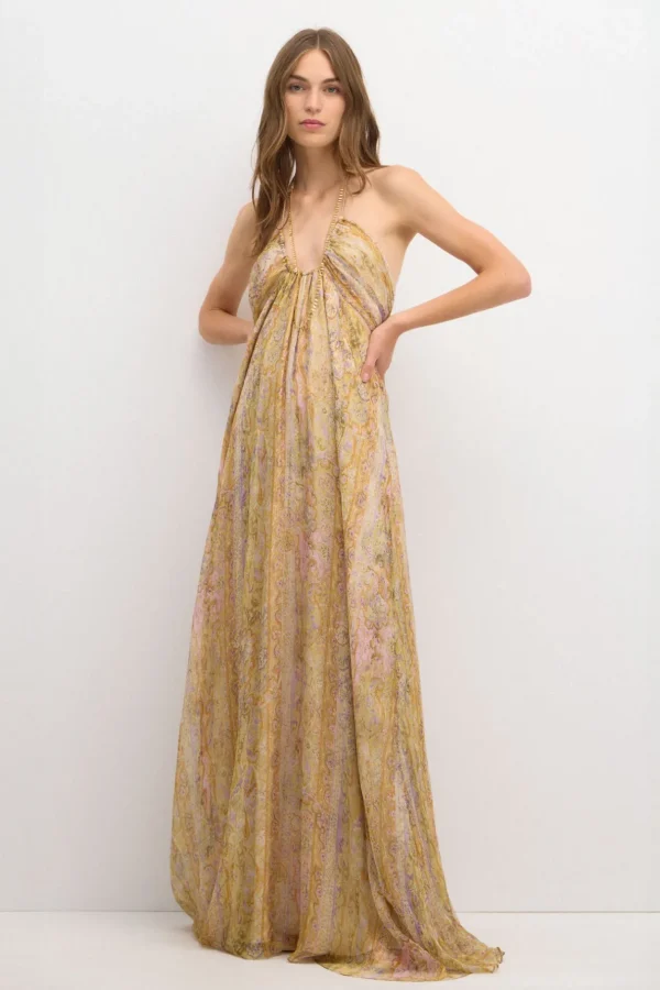Best Jazmín. Vestido seda cut out. Mujer Vestidos Y Monos