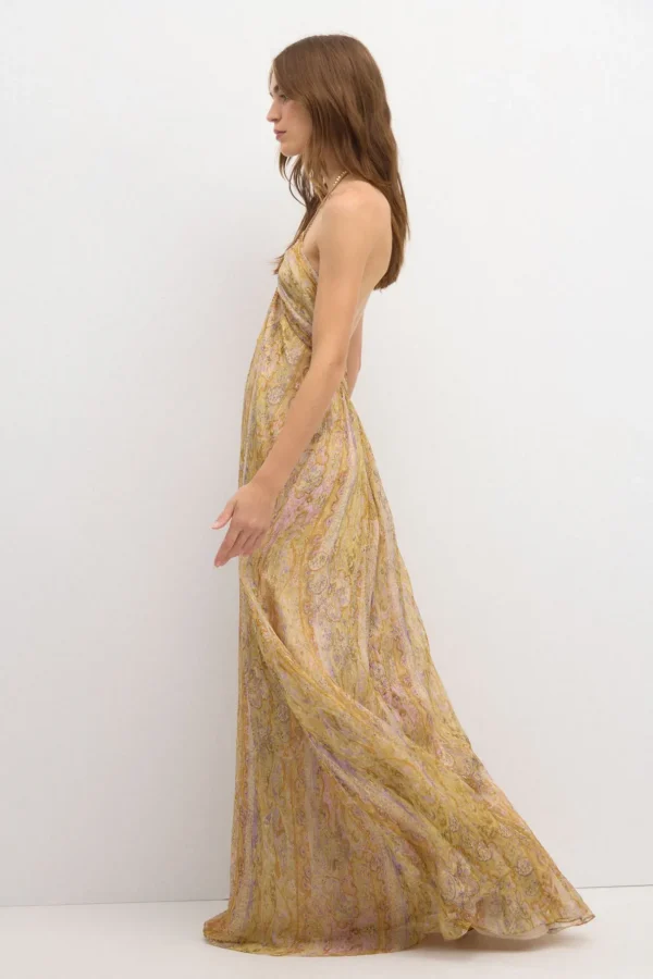 Best Jazmín. Vestido seda cut out. Mujer Vestidos Y Monos