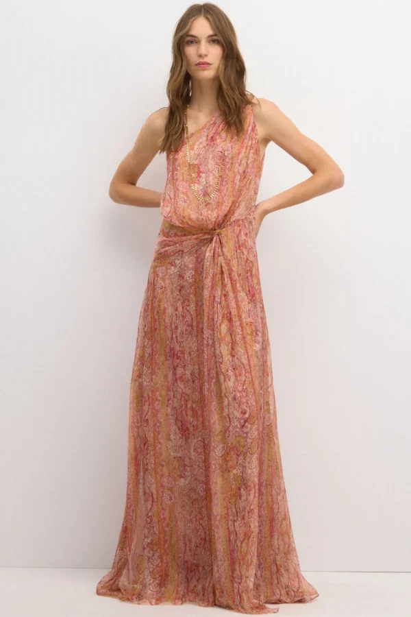 Flash Sale Julia. Vestido seda asimétrico. Mujer Vestidos Y Monos