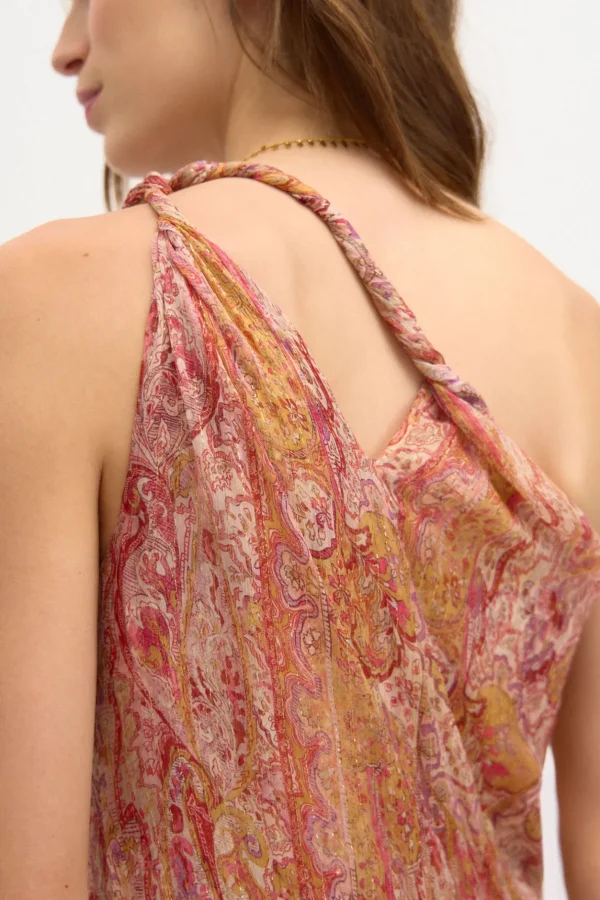 Flash Sale Julia. Vestido seda asimétrico. Mujer Vestidos Y Monos