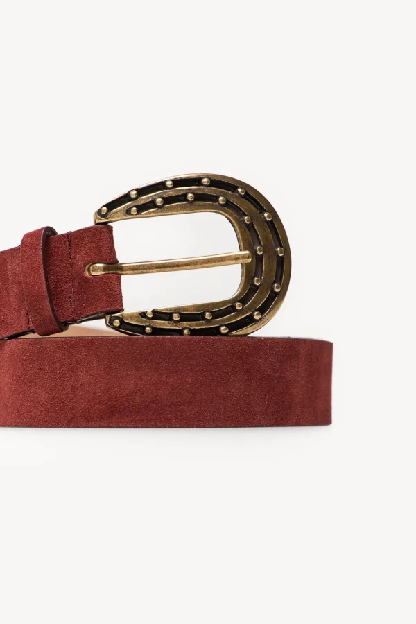 Flash Sale Linka. Cinturóin serraje hebilla labrada Mujer Bolsos Y Accesorios