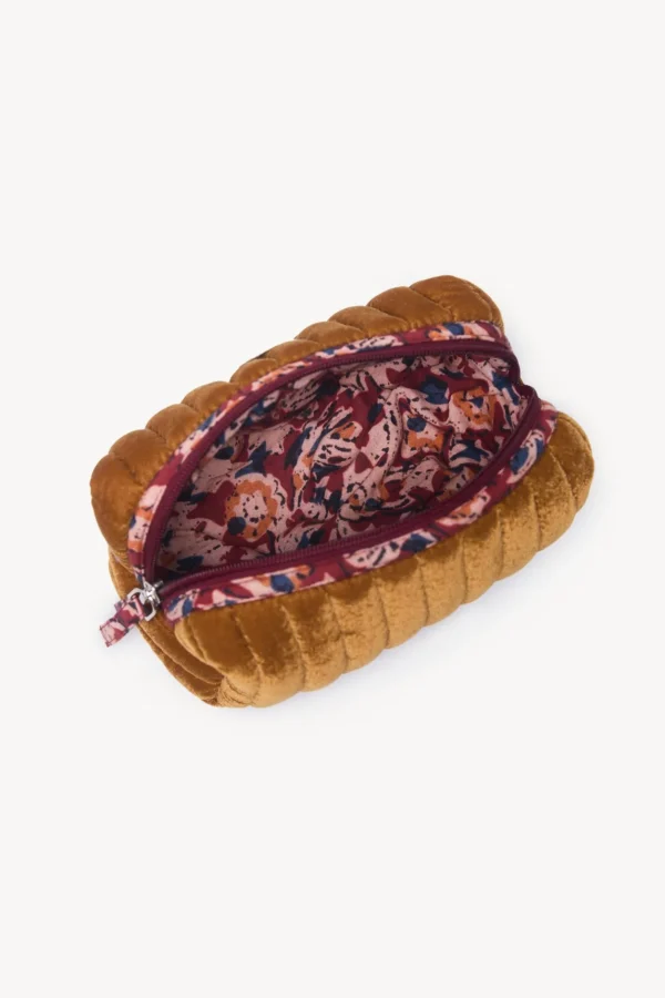 Fashion Lyssete. Neceser terciopelo acolchado Mujer Bolsos Y Accesorios