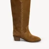 Sale Maialen. Botas de serraje cowboy Mujer Zapatos