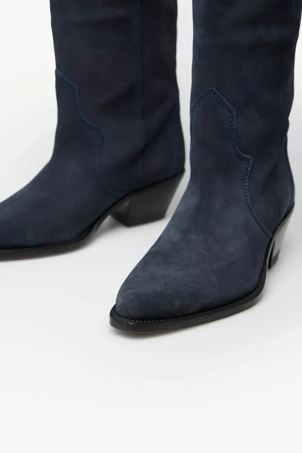Shop Nadia. Botas altas de serraje Mujer Zapatos