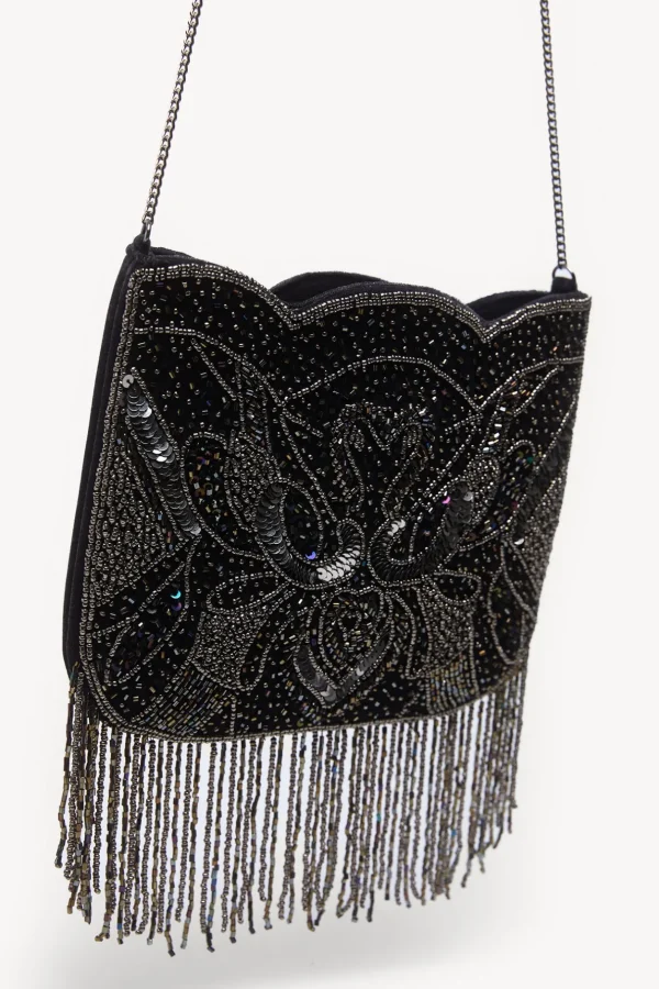 New Nahia. Bolso romántico abalorios Mujer Bolsos Y Accesorios